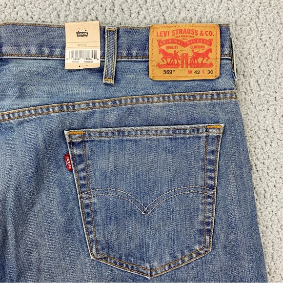 Levi's Men's 569 Loose Straight Fit Jeans  NWT  |  Size: 42 x 30 - Picture 8 of 14